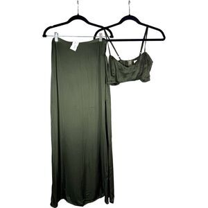 NWT Stillwater Silky Mare Bralette & Skirt Set Sz S Palma Minimalist $267